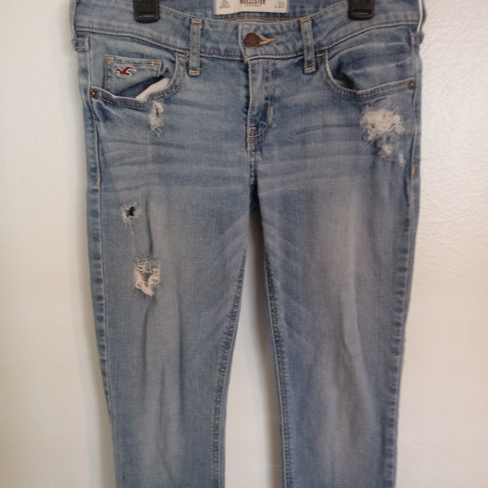 Hollister Low rise Ripped Jeans